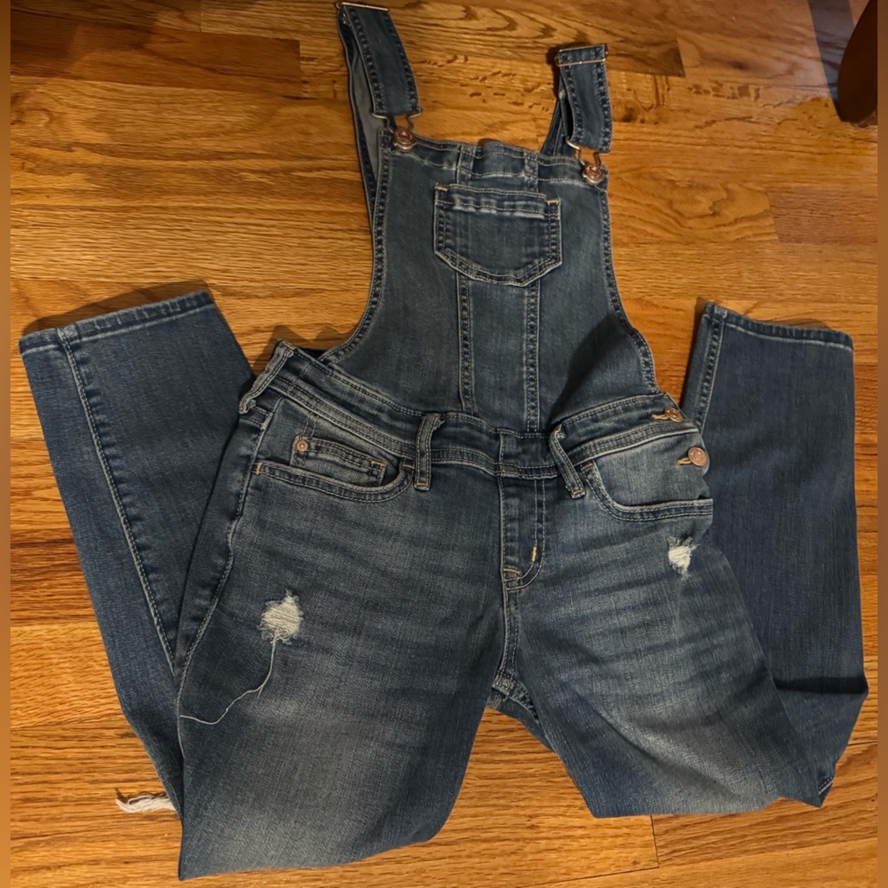 Abercrombie Kids Distressed Overalls
